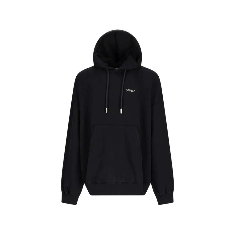 Off White Men's Black Hoodies, Xs, 3D Logo Hoodie