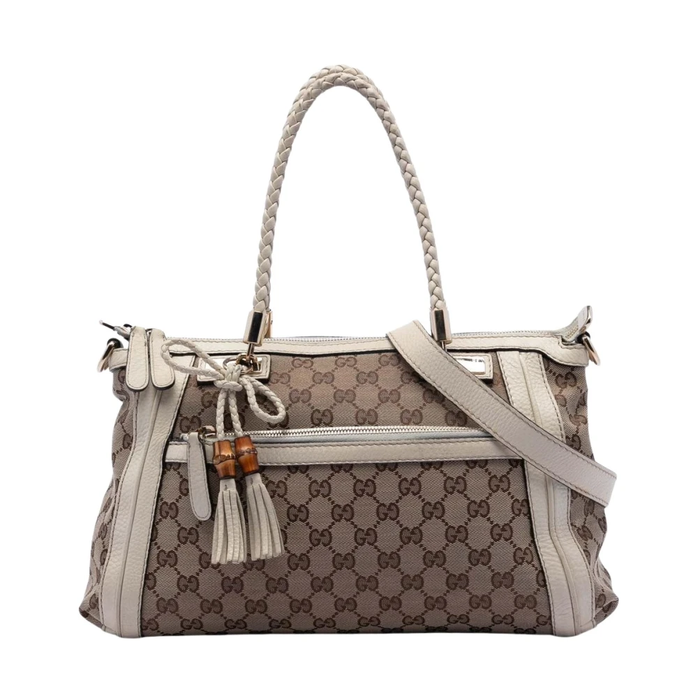 Gucci Vintage Women's Brown Pre-Owned Satchel Bag