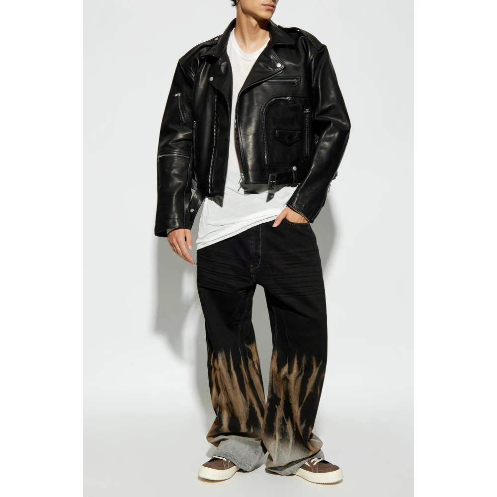 Rick Owens Lange T-shirt White Heren