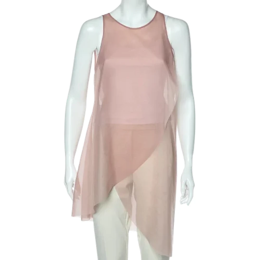 Armani Pre-owned Fabric tops Pink Dames