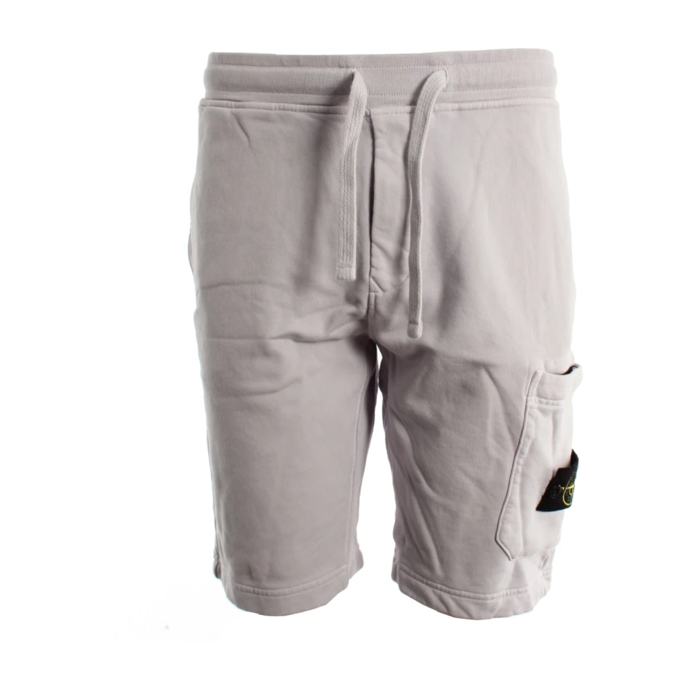 Stone Island Purple Casual Shorts - Male - Casual Shorts - M - Shorts