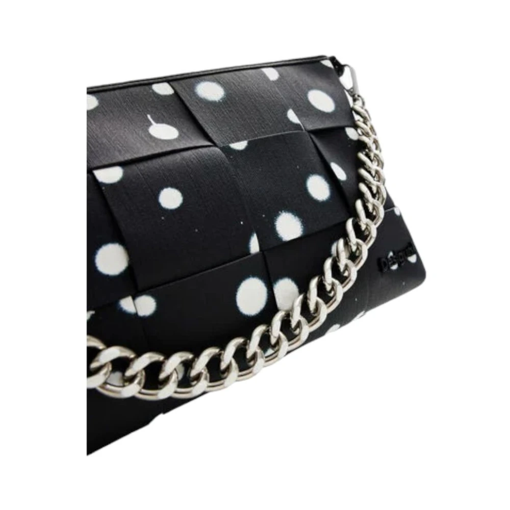 Desigual Dames Schoudertas Trendy Stijl Black Dames