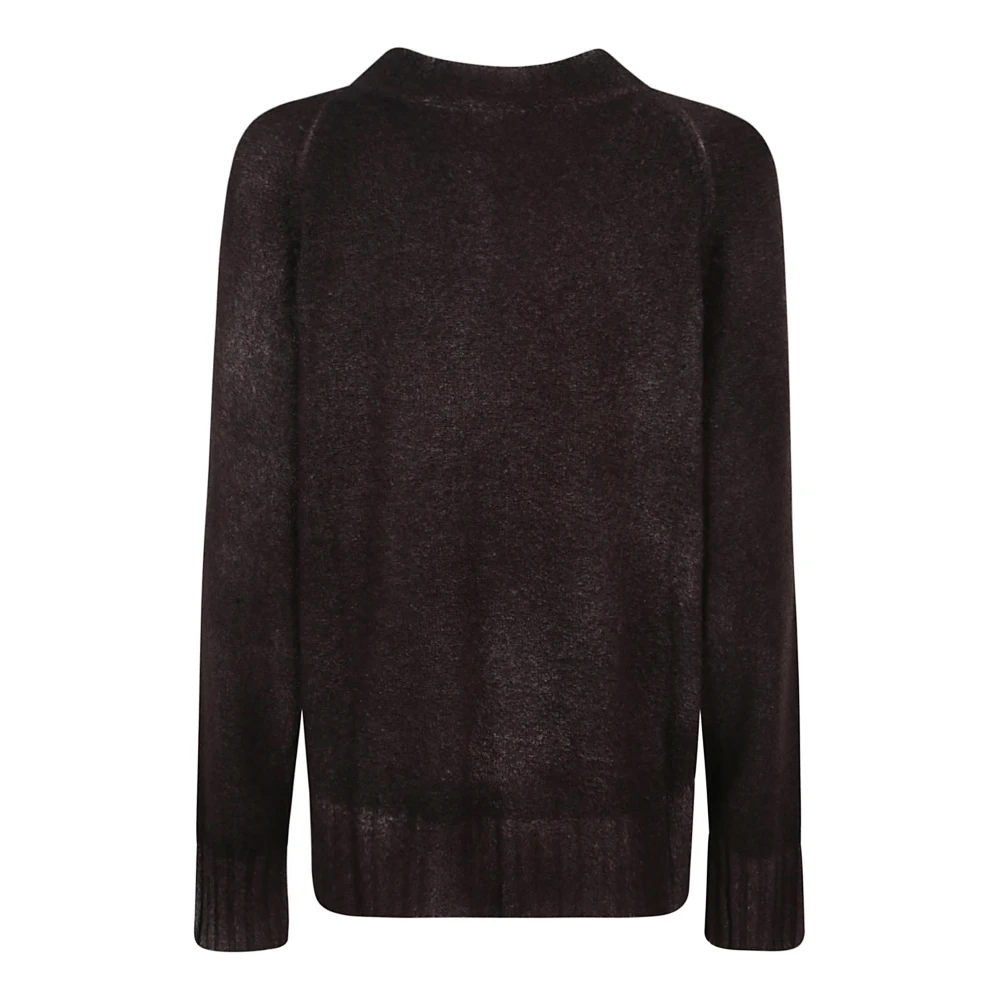 Avant Toi Luxe Merino Cashmere Zijde Sweaters Brown Dames