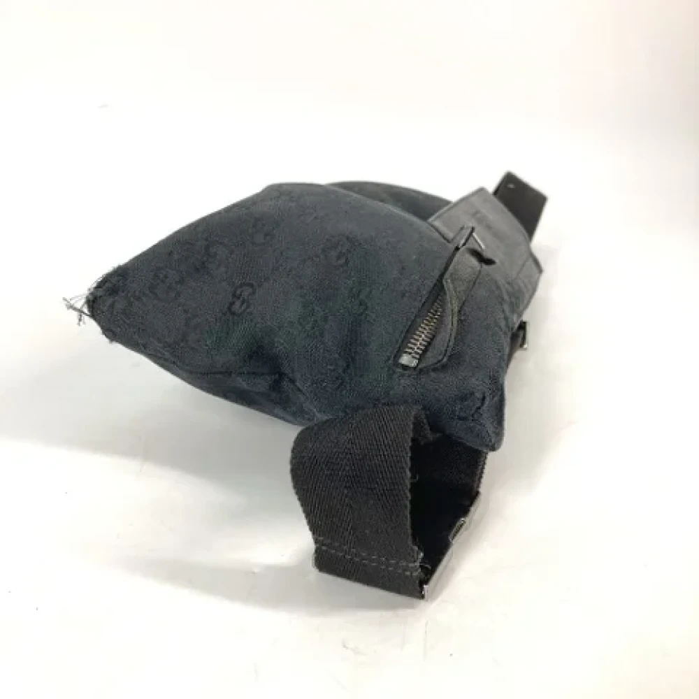 Gucci Vintage Pre-owned Canvas gucci-bags Black Heren