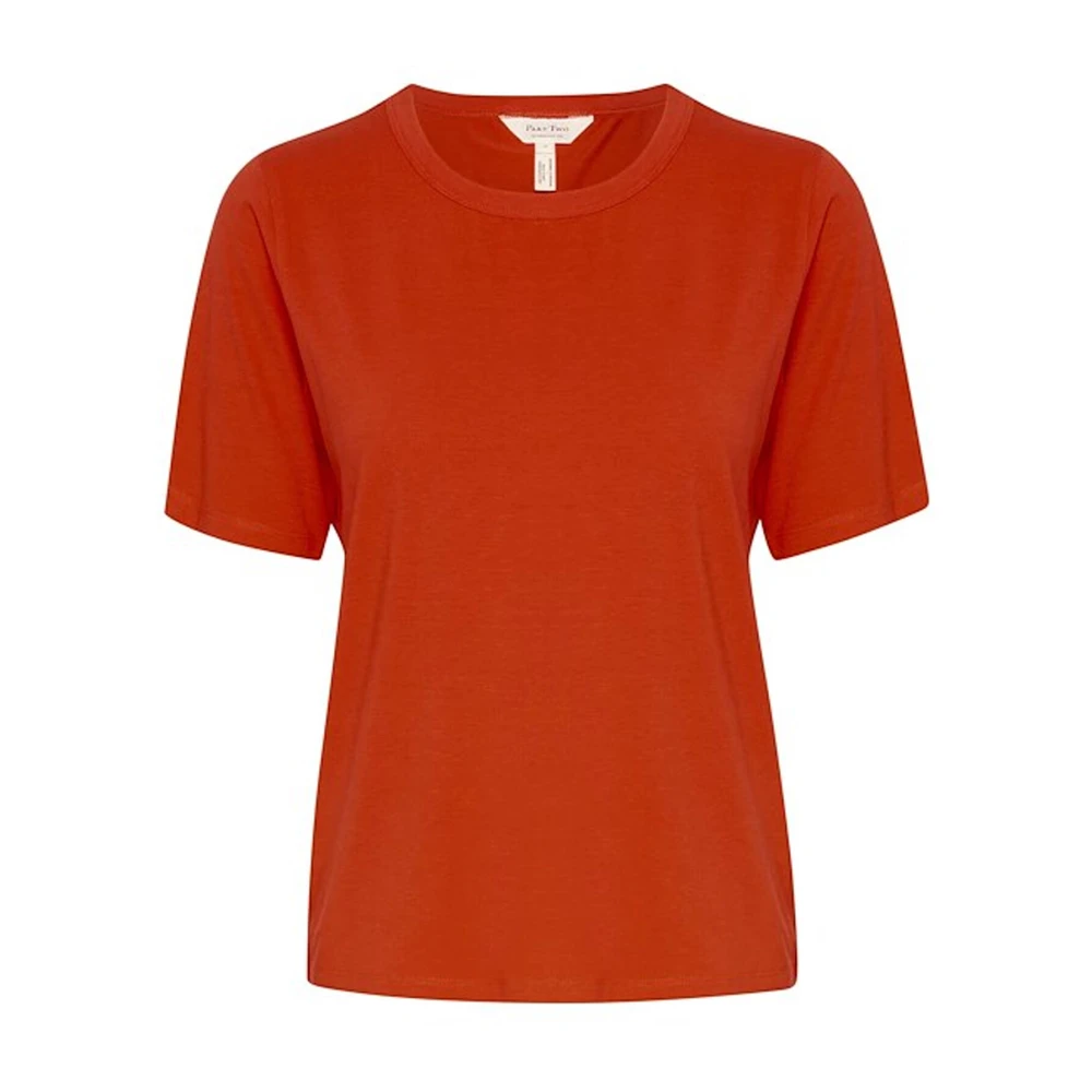 Part Two Ratanipw T-shirt Bittersweet Orange Dames
