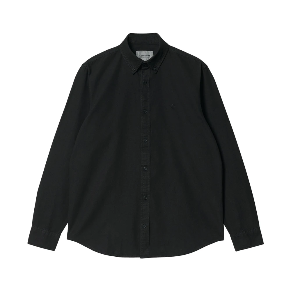 Carhartt WIP Bolton Overhemd van 100% katoen oxford Black Heren