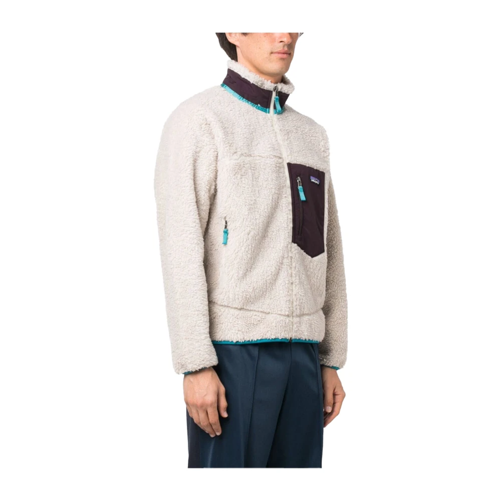 Patagonia Retro Furry Fleece Jas White Heren