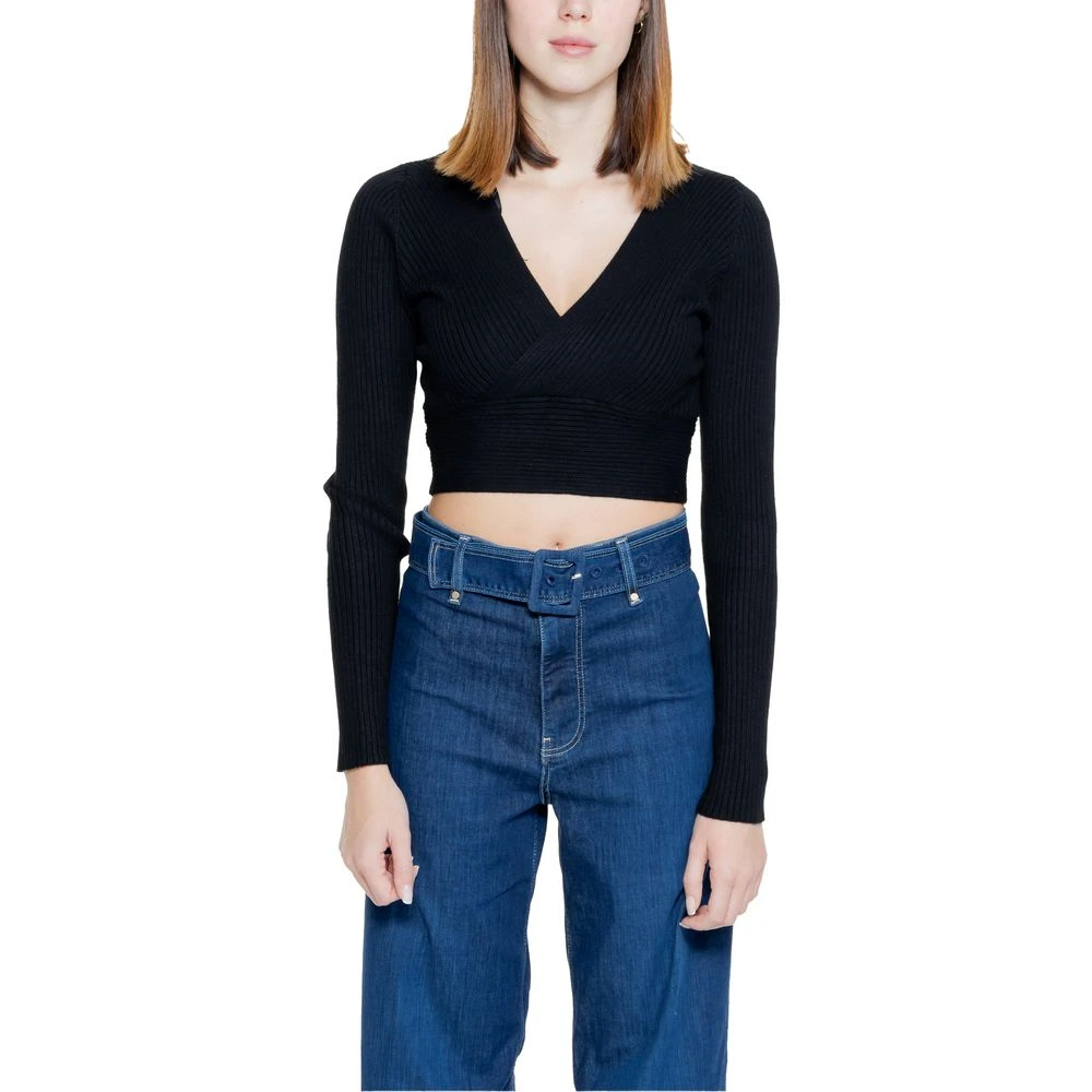 Only Zwarte Viscose Tops & T-Shirt Collectie Black Dames