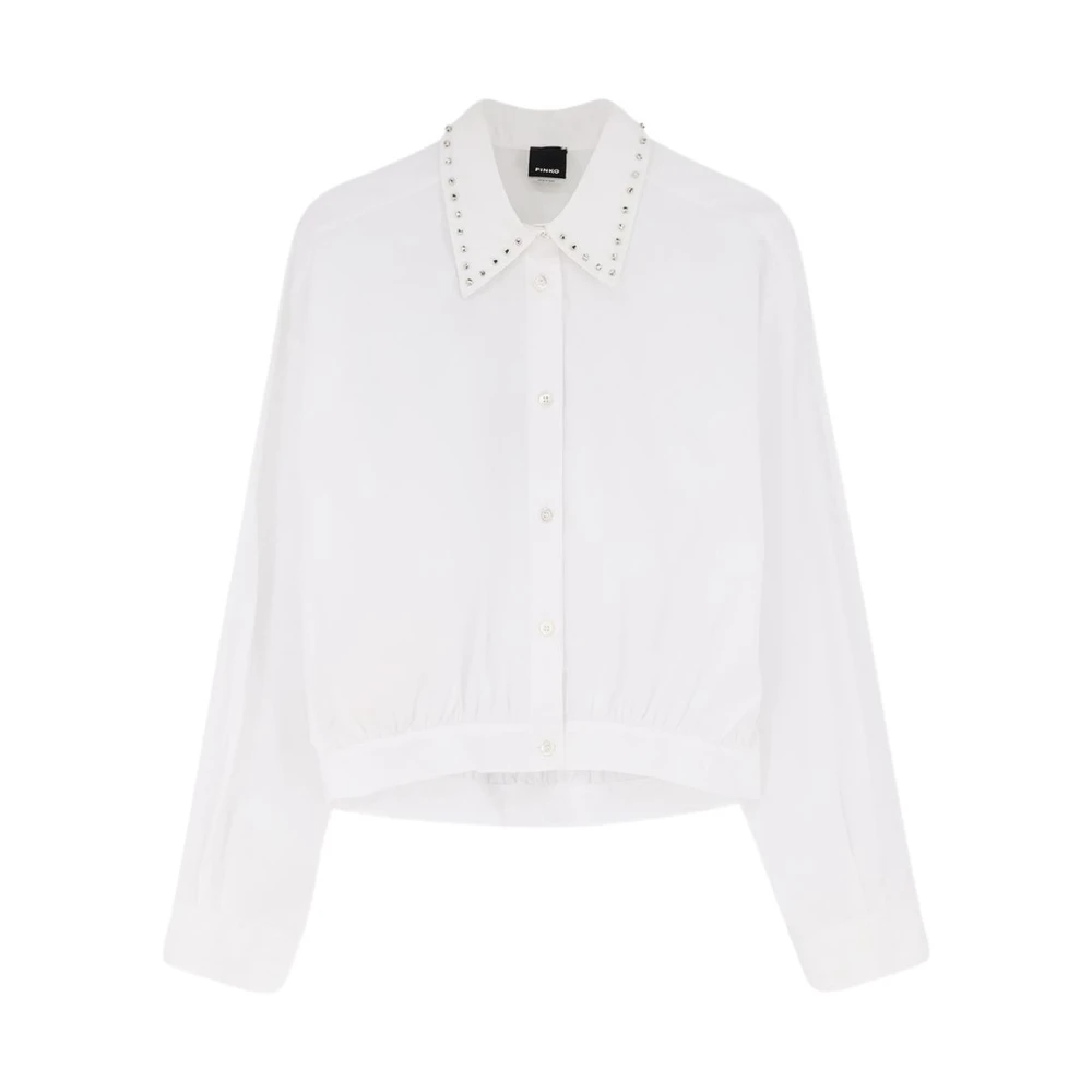 Pinko Vrouw Wit Overhemden Dames, M, Shirts
