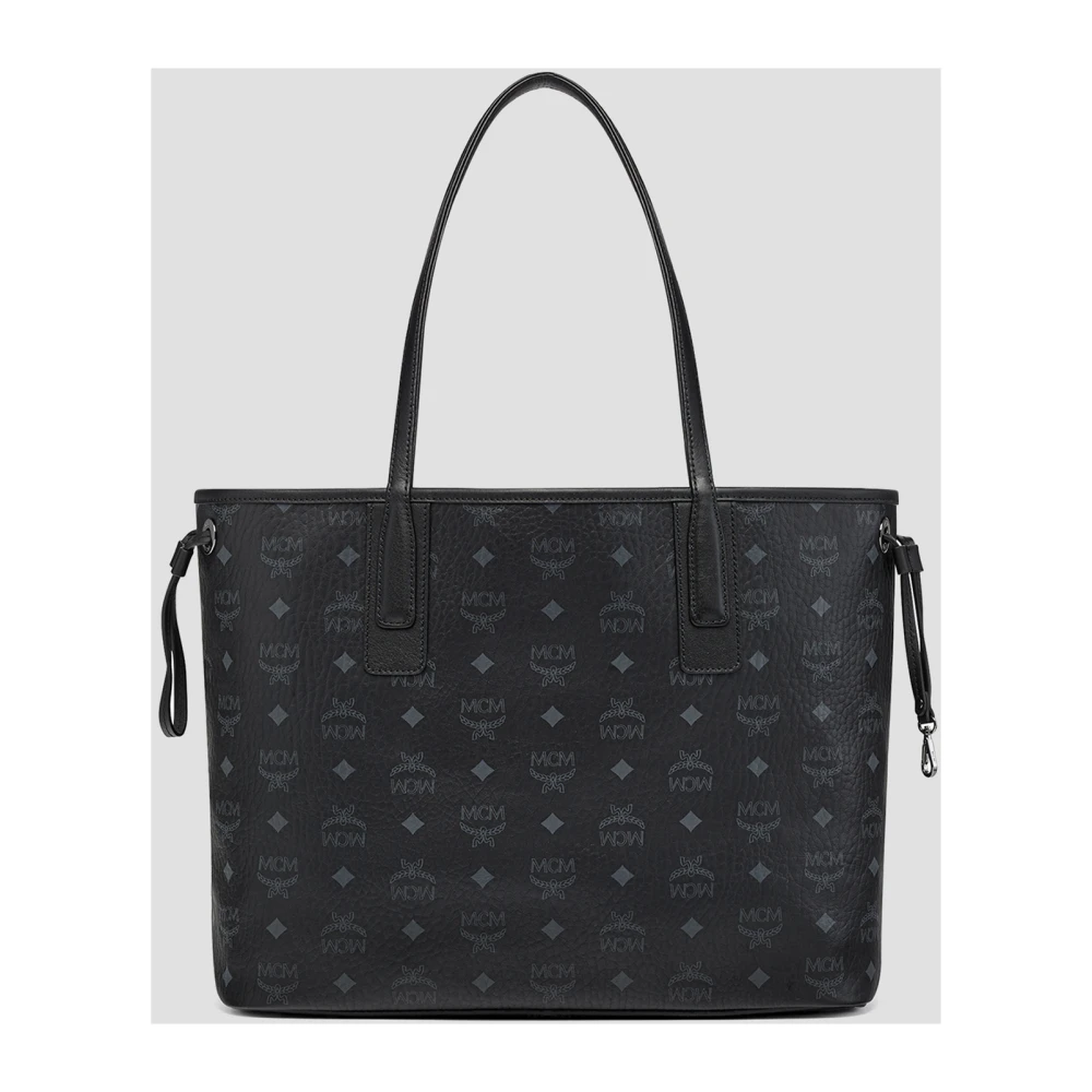 MCM Liz Wendeshopper in Visetos Black Dames