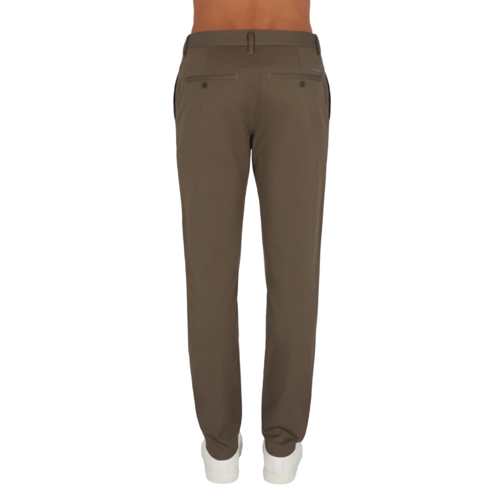 Armani Exchange Bruine katoenen broek Brown Heren