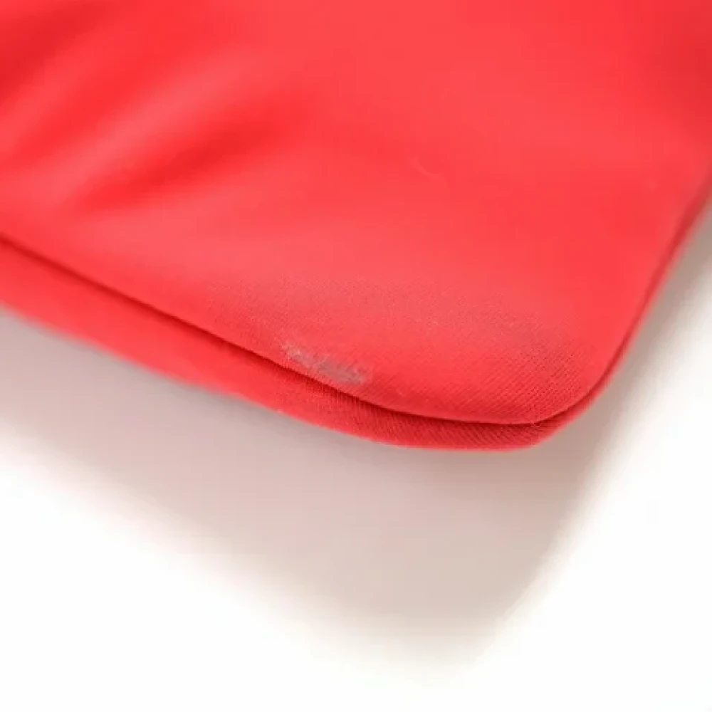 Hermès Vintage Pre-owned Nylon pouches Red Dames