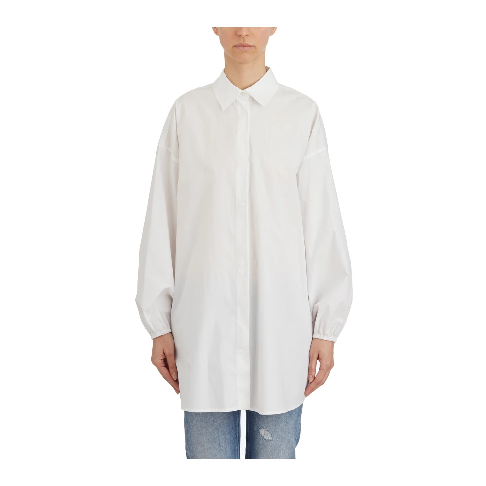 Dondup Oversized Overhemdjurk White Dames