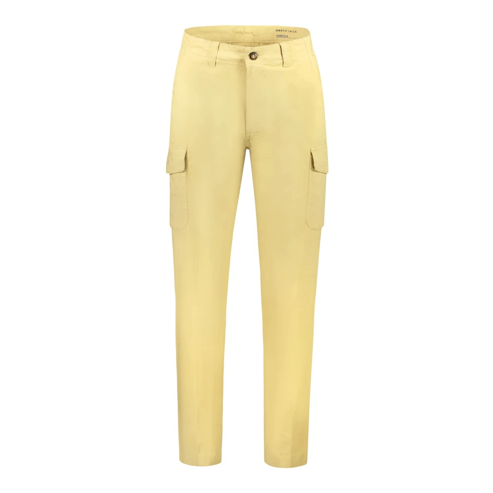 North Sails Men's Beige Slim-Fit Trousers, W33, Trousers