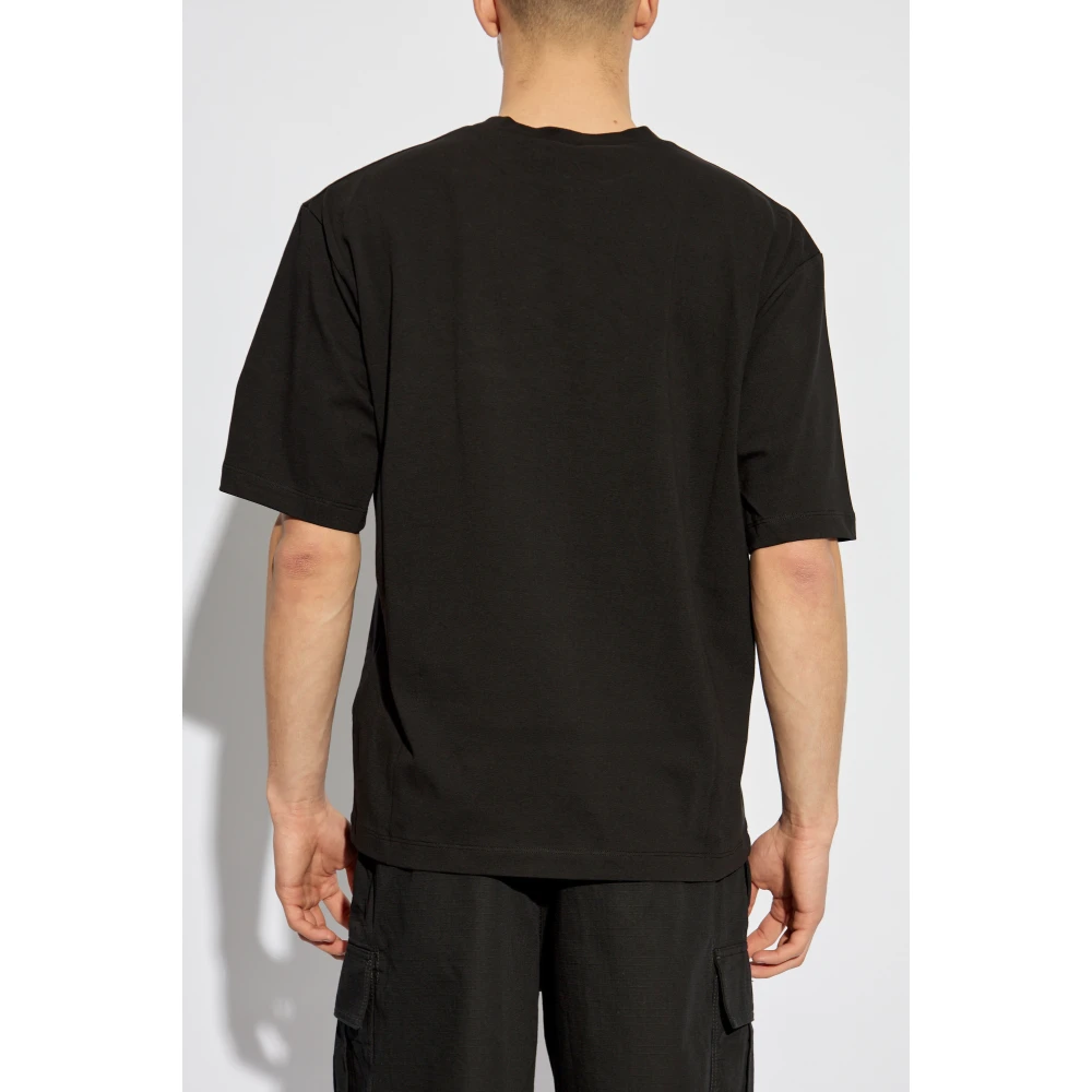 Dsquared2 T-shirt met logo Black Heren