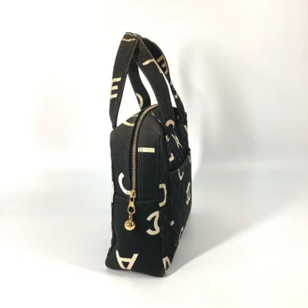 Chanel Vintage Pre-owned Fabric chanel-bags Black Dames