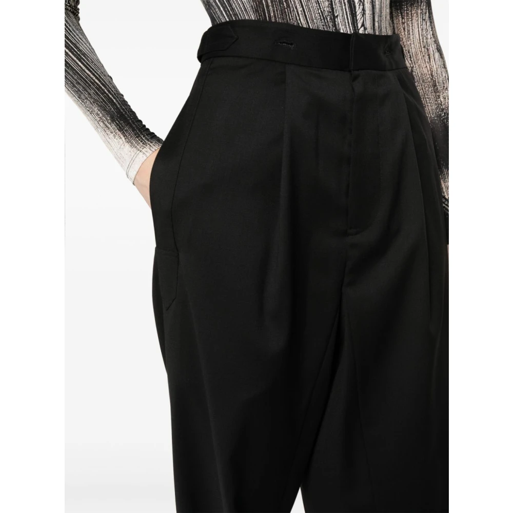 Vivienne Westwood Zwarte broek met korsetdetail Black Dames