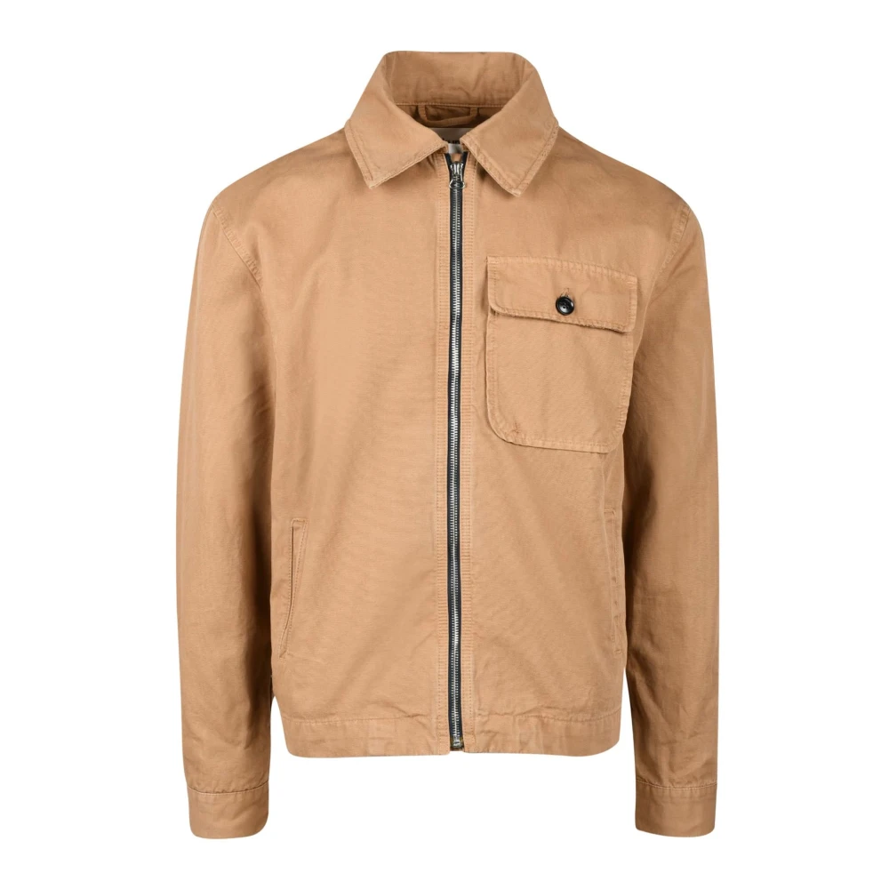 Haikure Katoenen Stijlvolle Buitenkleding Brown Heren