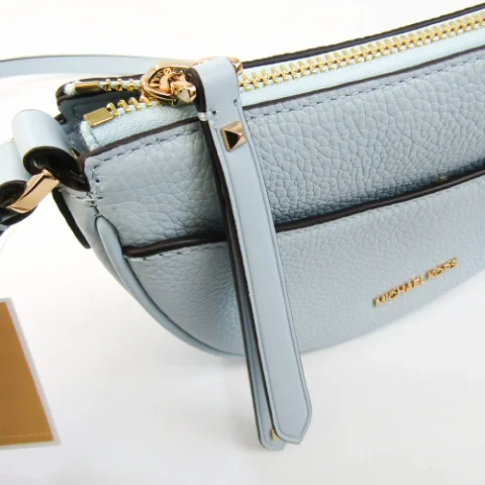 Michael Kors Pre-owned Leather shoulder-bags Blue Dames