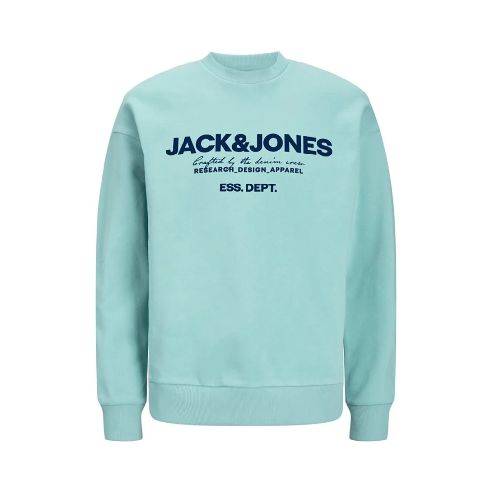 Jack & jones Katoenmix Sweatshirt Blue Heren