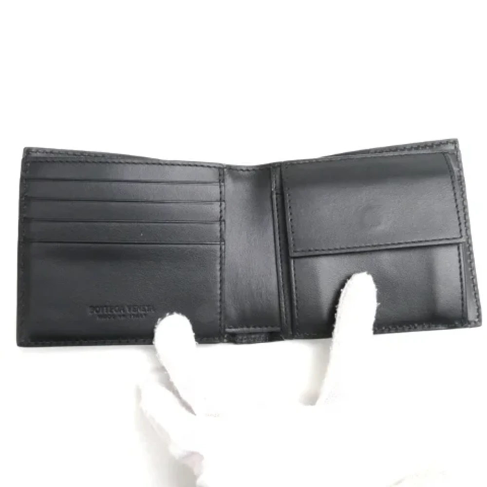 Bottega Veneta Vintage Pre-owned Leather wallets Black Heren
