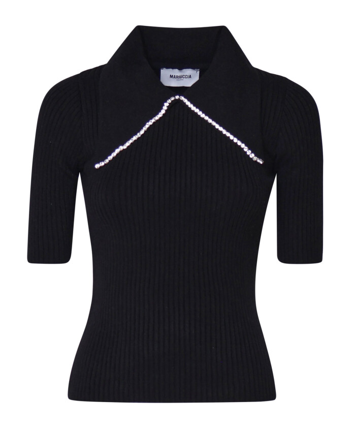 pull-noir-a-manches-courtes
