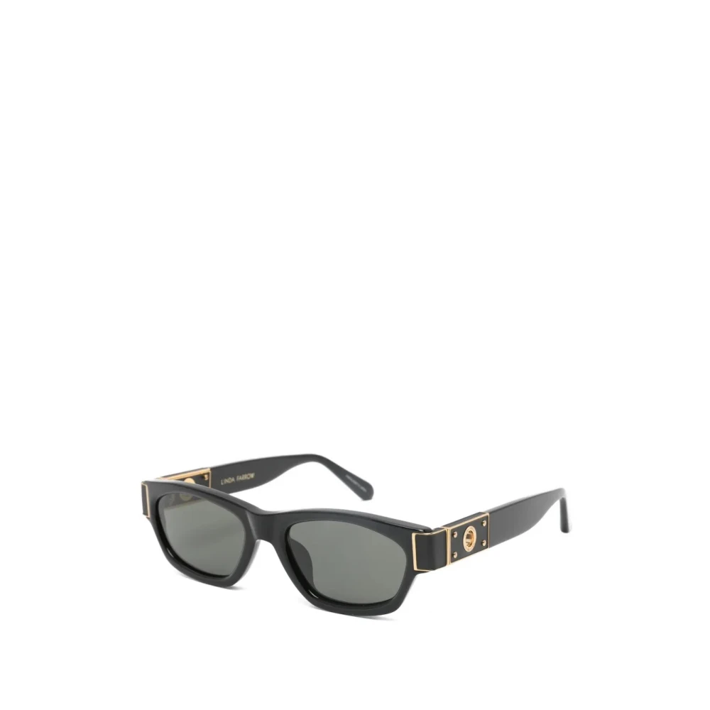Linda Farrow Blue Sunglasses, Female, 53 Mm, Clara Sunglasses