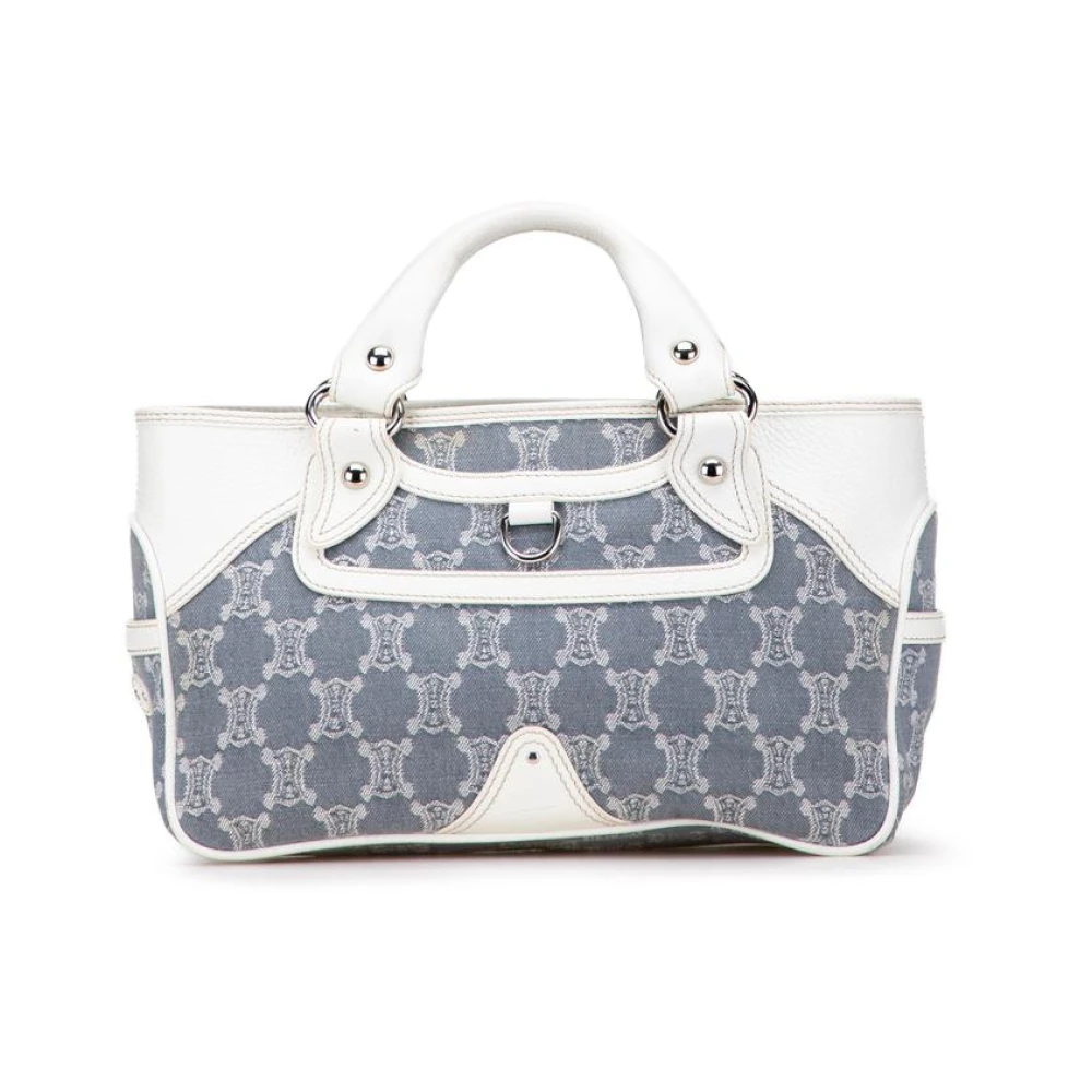 Celine Vintage Donna Blu Pre-Owned, Taglia Unica, Used,