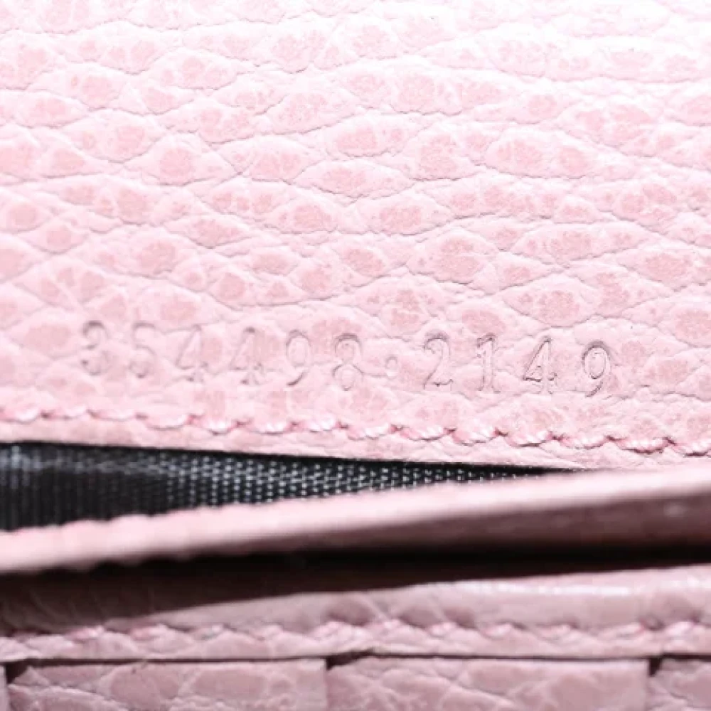 Gucci Vintage Pre-owned Leather wallets Pink Dames