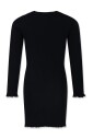 robe-noire-a-logo-et-motif