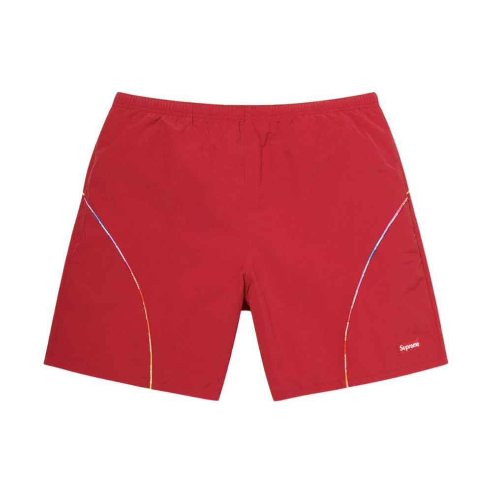 Supreme Gradient Piping Zwemshort Rood Red Heren