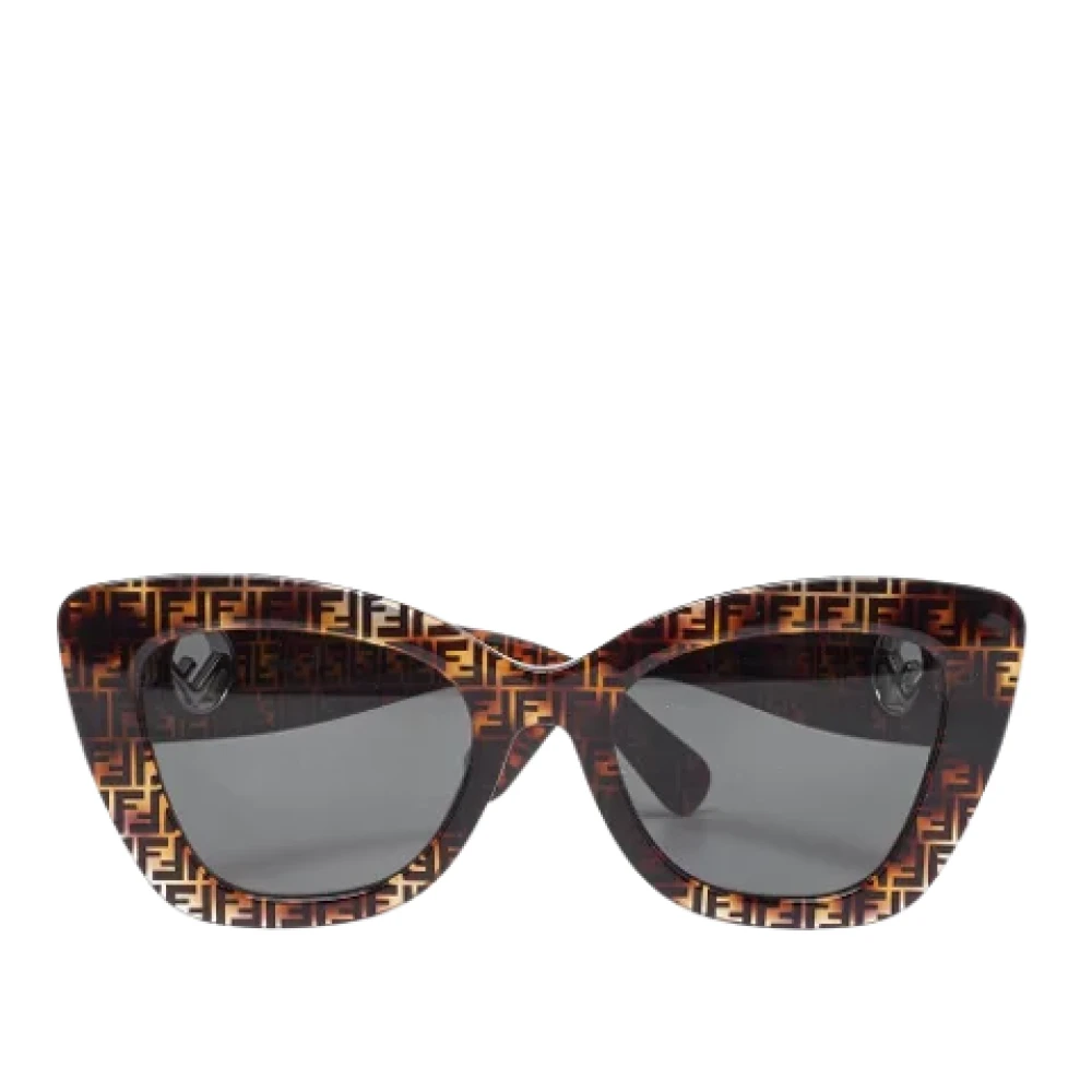 Fendi Vintage Pre-owned Acetate sunglasses Multicolor Dames