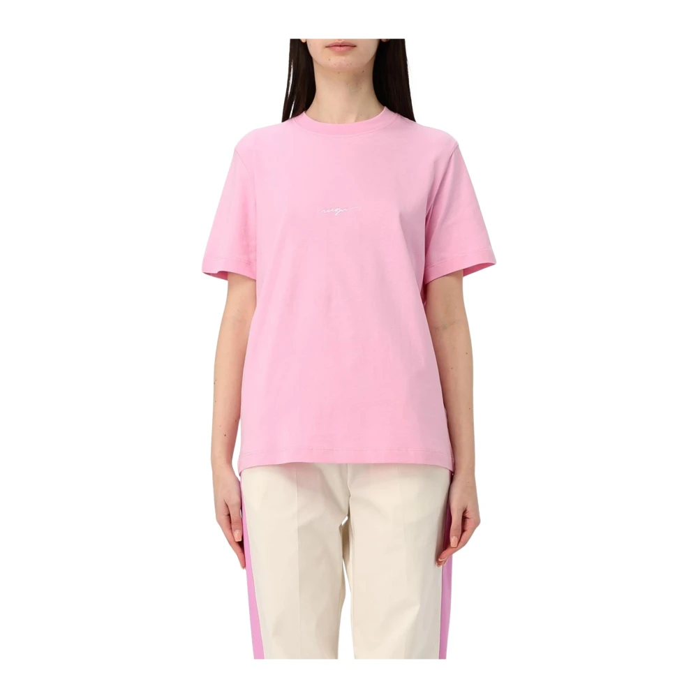 Msgm - Tops > T-Shirts - Pink - Msgm - Modalova