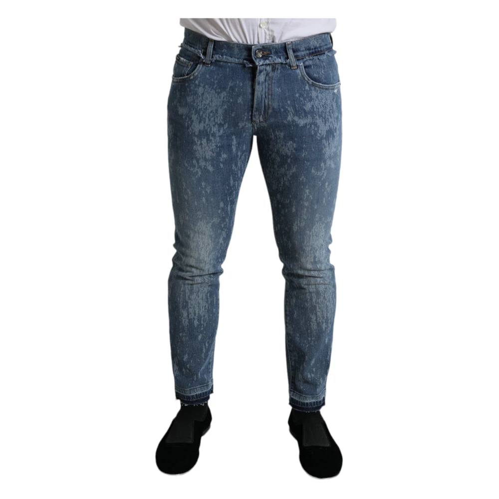 Dolce & Gabbana Men's Blue Slim Fit Jeans, M, Gorgeous Skinny Jeans