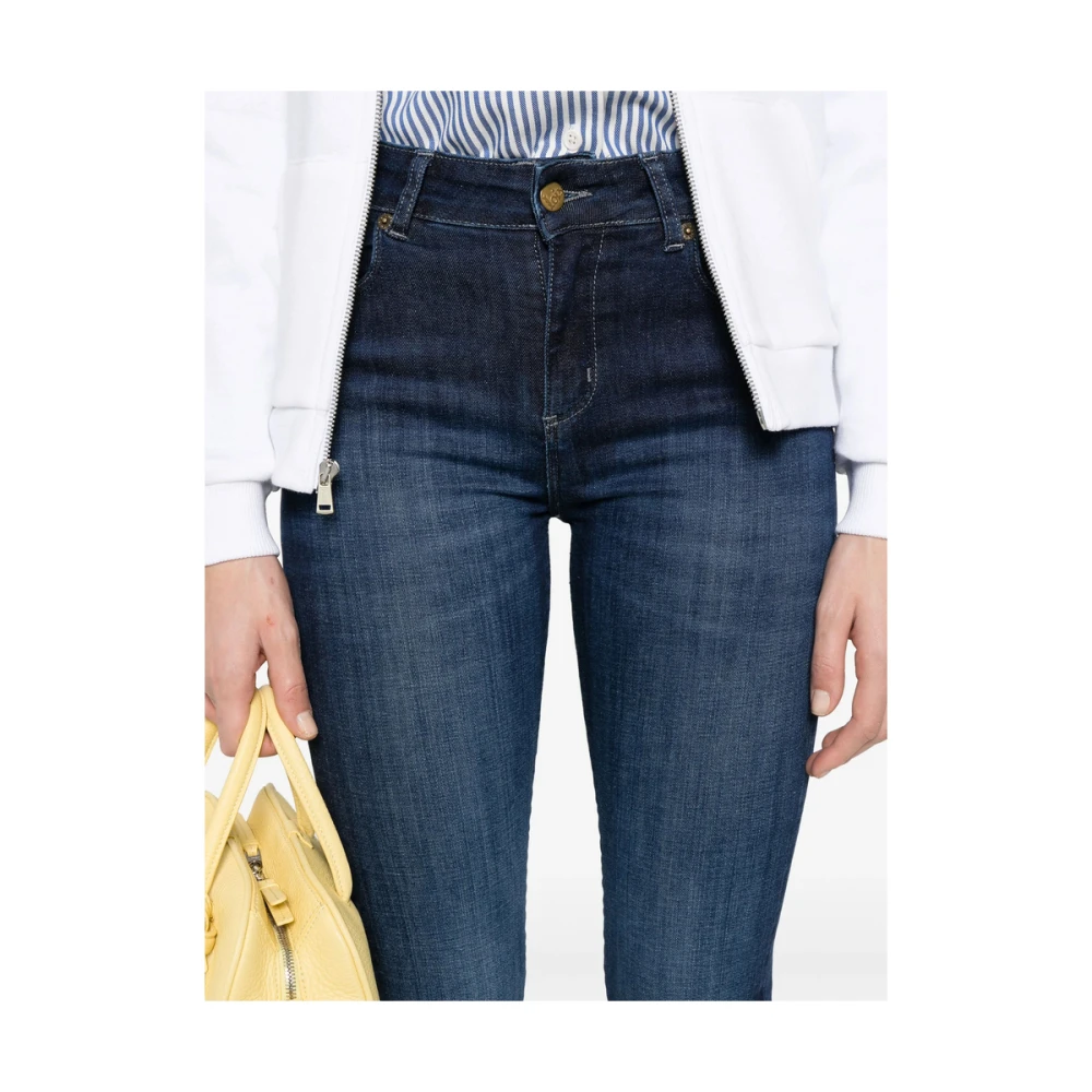Lois Indigo Blauwe Klassieke Vijf Zakken Jeans Blue Dames