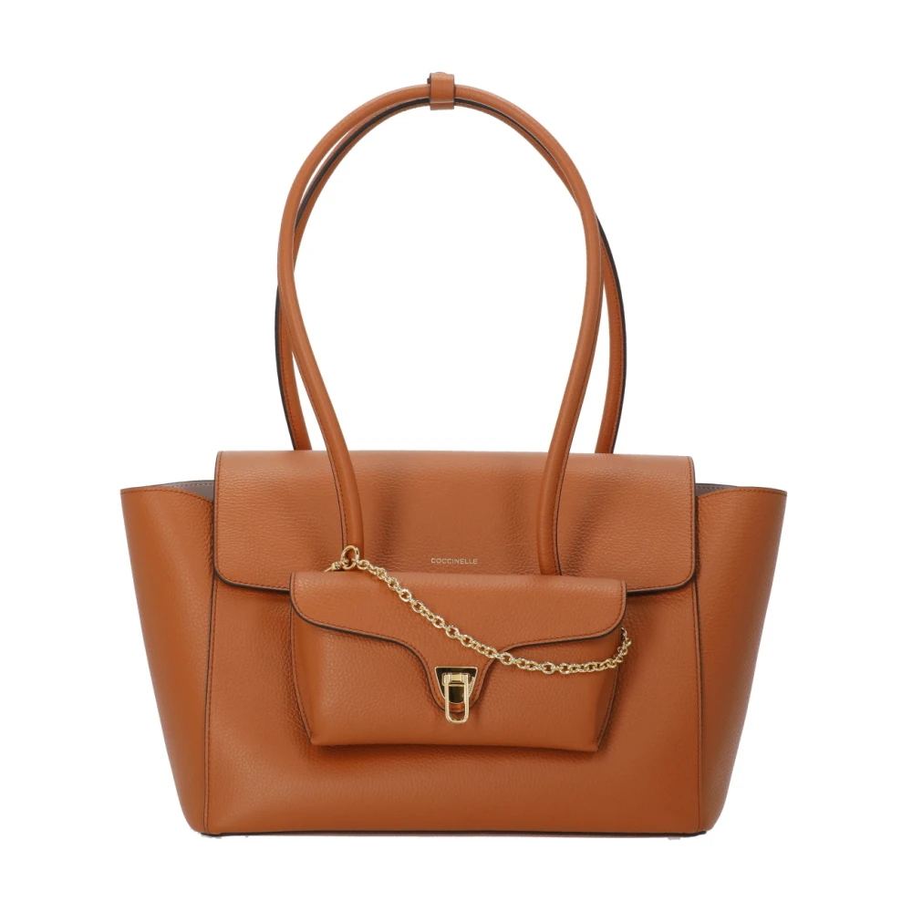 Coccinelle Women's Orange Shoulder Bags, One Size, Double Beat Large
