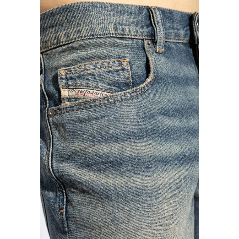 Diesel Denim Shorts `Regular-Short` Blue Heren