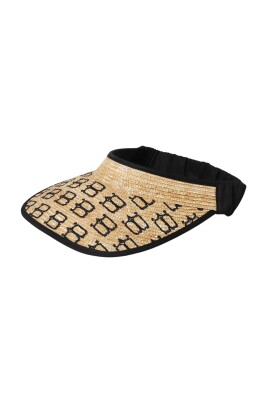 patterned-straw-visor-for-sun-protection