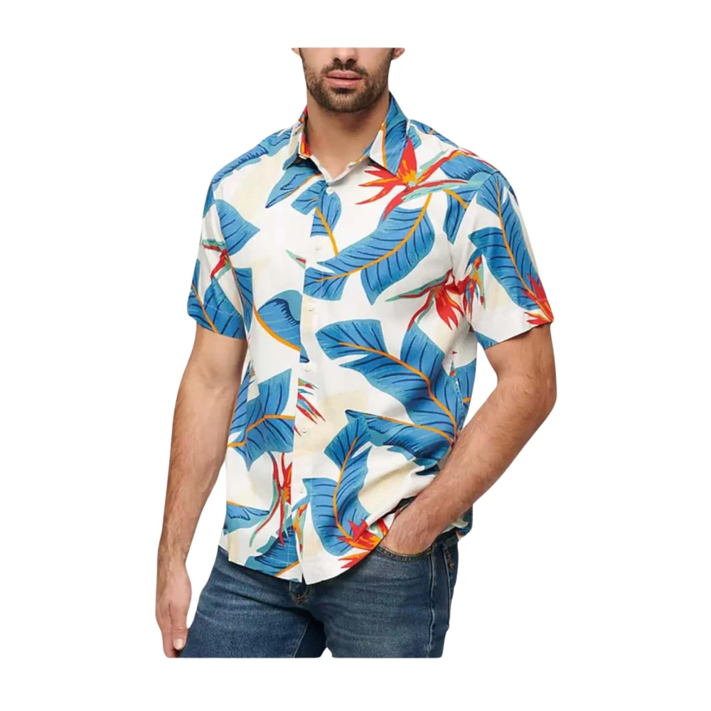 Superdry Tropisch Hawaïaans Overhemd Multicolor Heren