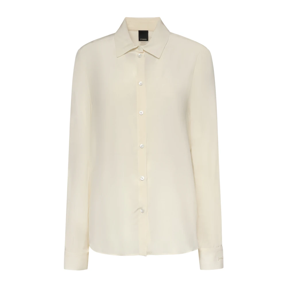 Pinko Donna Bianco Camicette L, New,