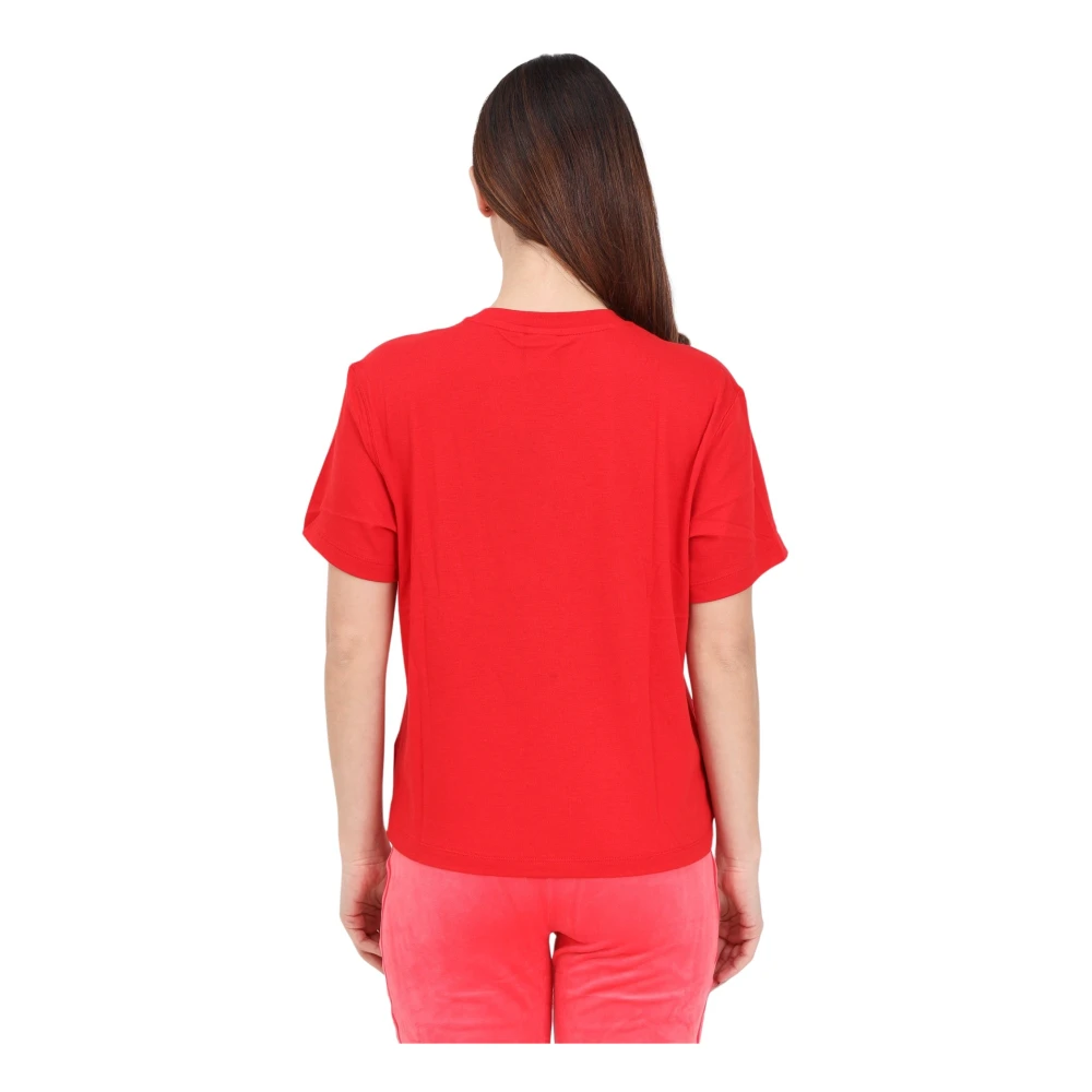 adidas Originals Rode Adicolor Better Scarlet Dames Oversized T-shirt Red Dames
