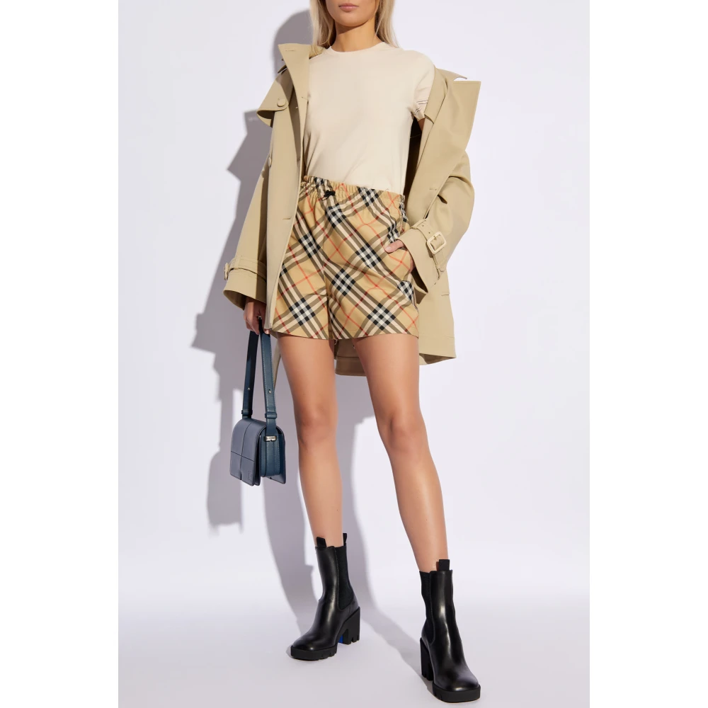 Burberry Geruite shorts Multicolor Dames