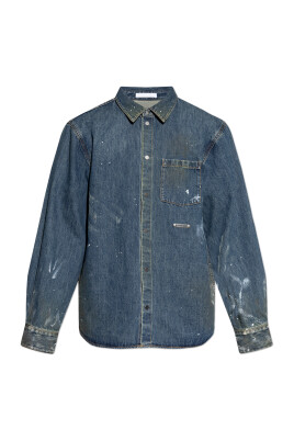 chemise-en-denim-a-effet-vintage