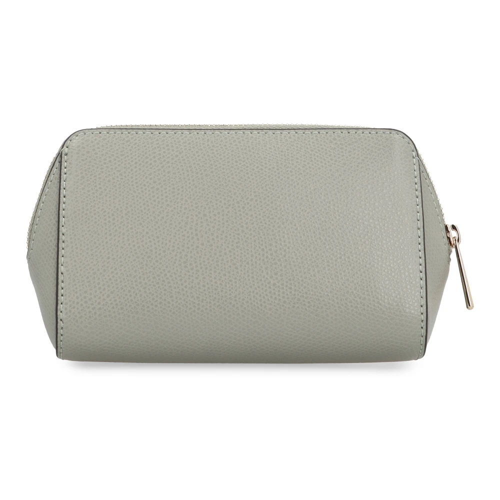 Furla Korrelig Leren Pouch met Interne Zak Gray Dames