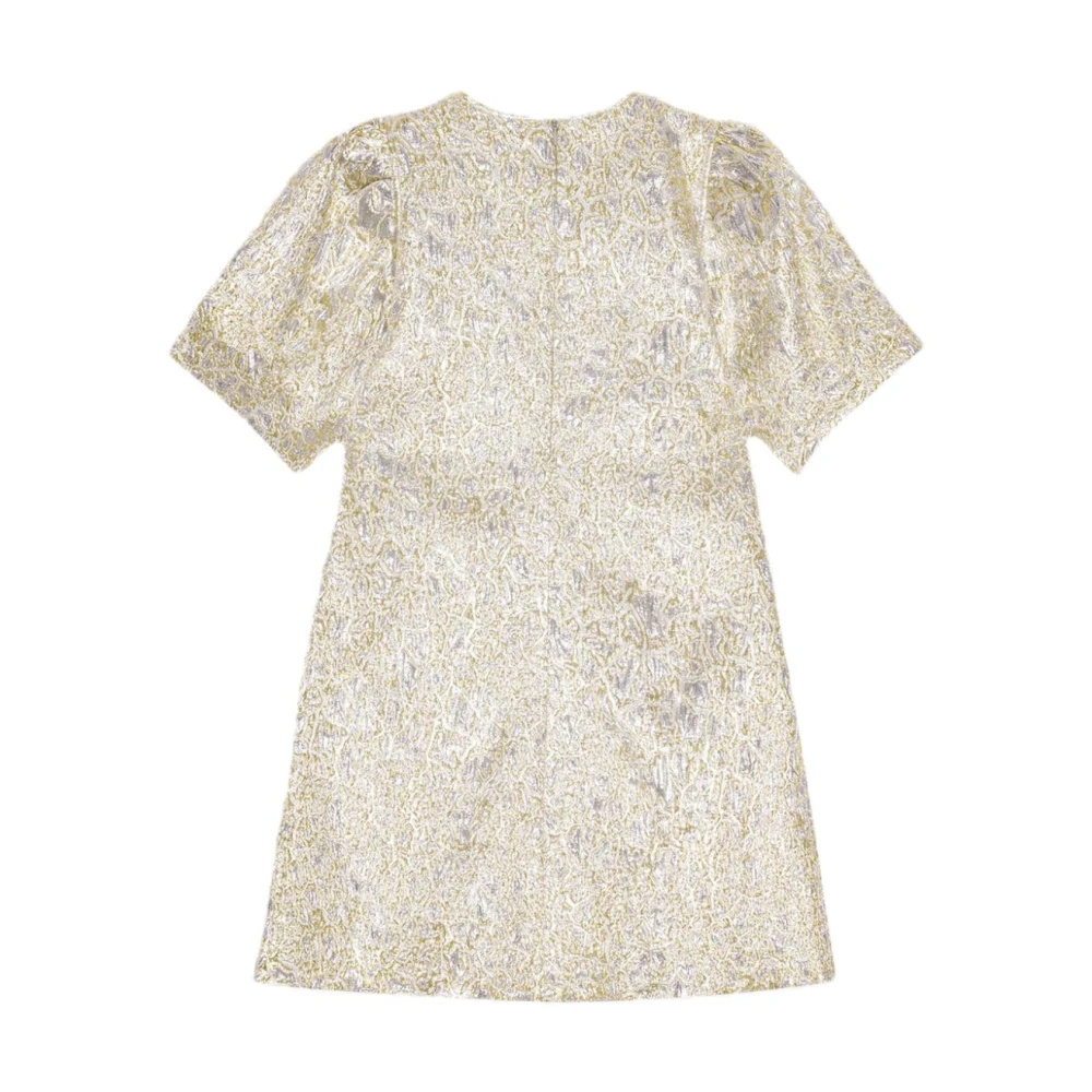 Ganni Gouden en Zilveren Jurk Gray Dames