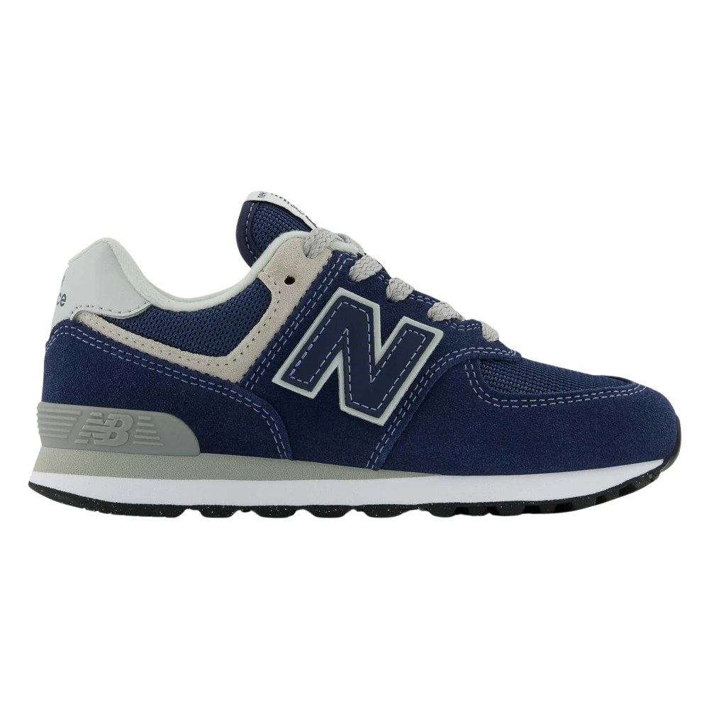 New Balance Boys Blue Kids Sneakers, 28 Eu, Suede 574 Trainers