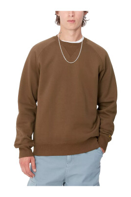 sweat-chase-couleur-chocolat-or
