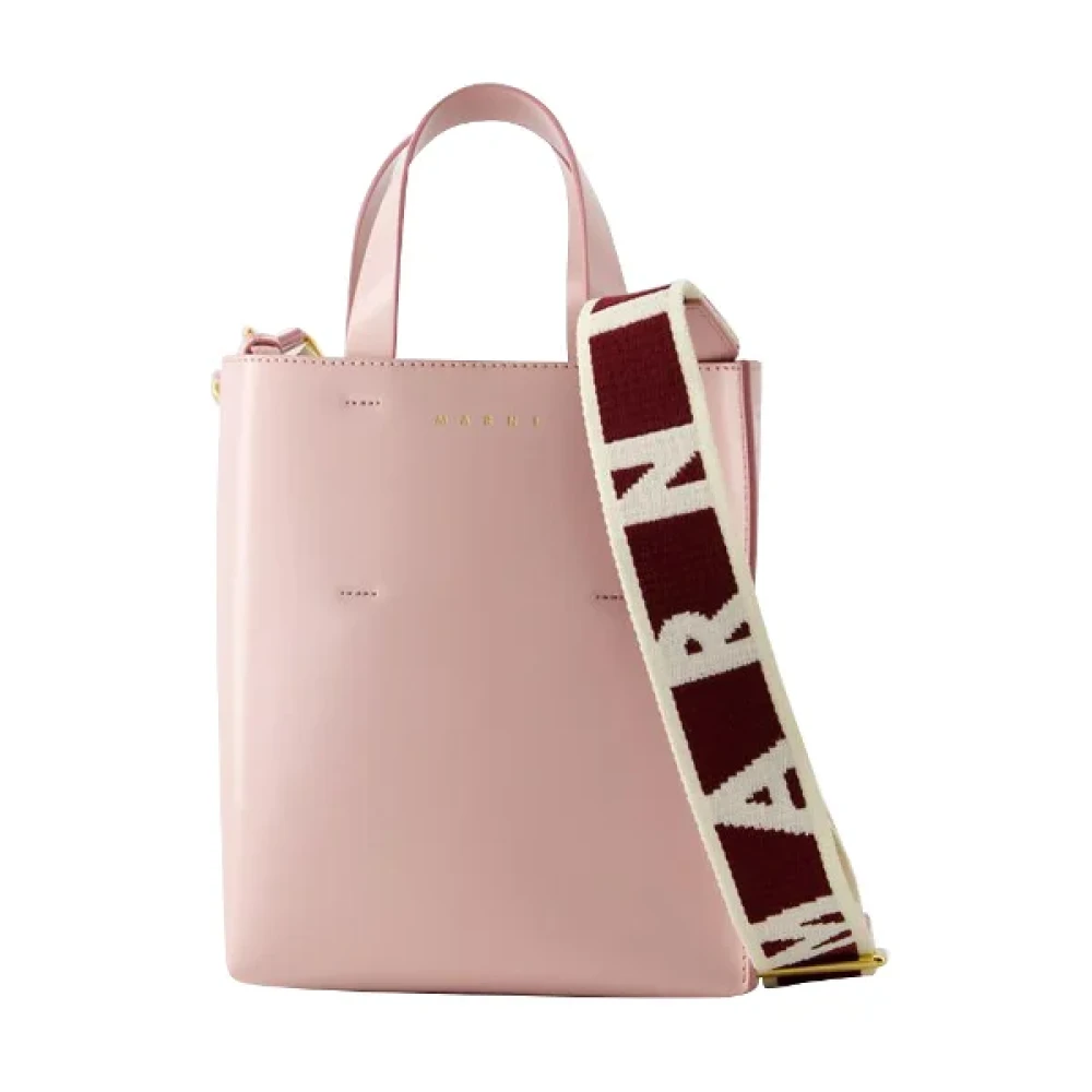 Marni Pre-owned Leather shoulder-bags Pink Dames