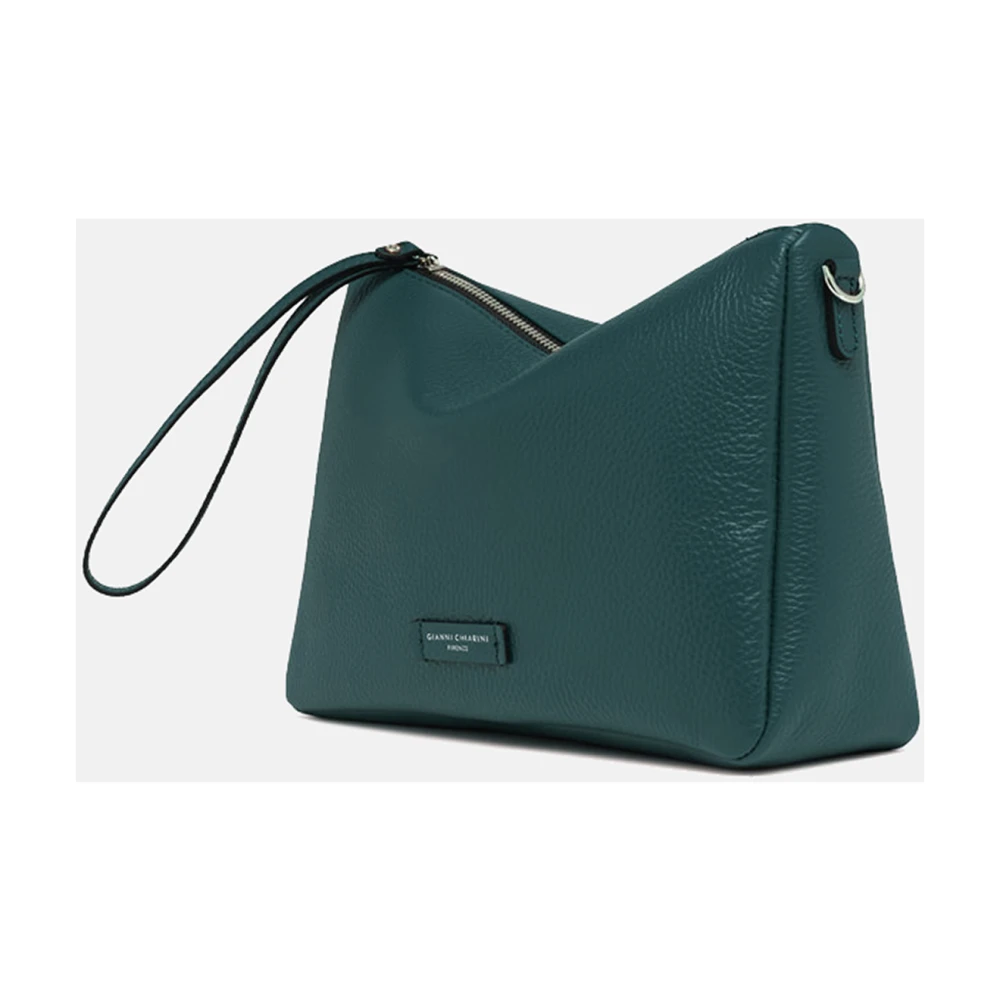 Gianni Chiarini Groene Nora Pouch Leren Tas Green Dames