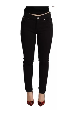 Vita Bomull Skinny Denim Byxor